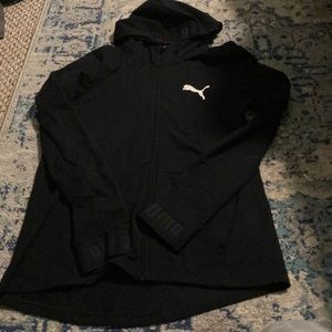 Women’s puma stretch zip up size Large
